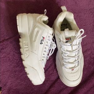 White FILA sneakers Women size 9